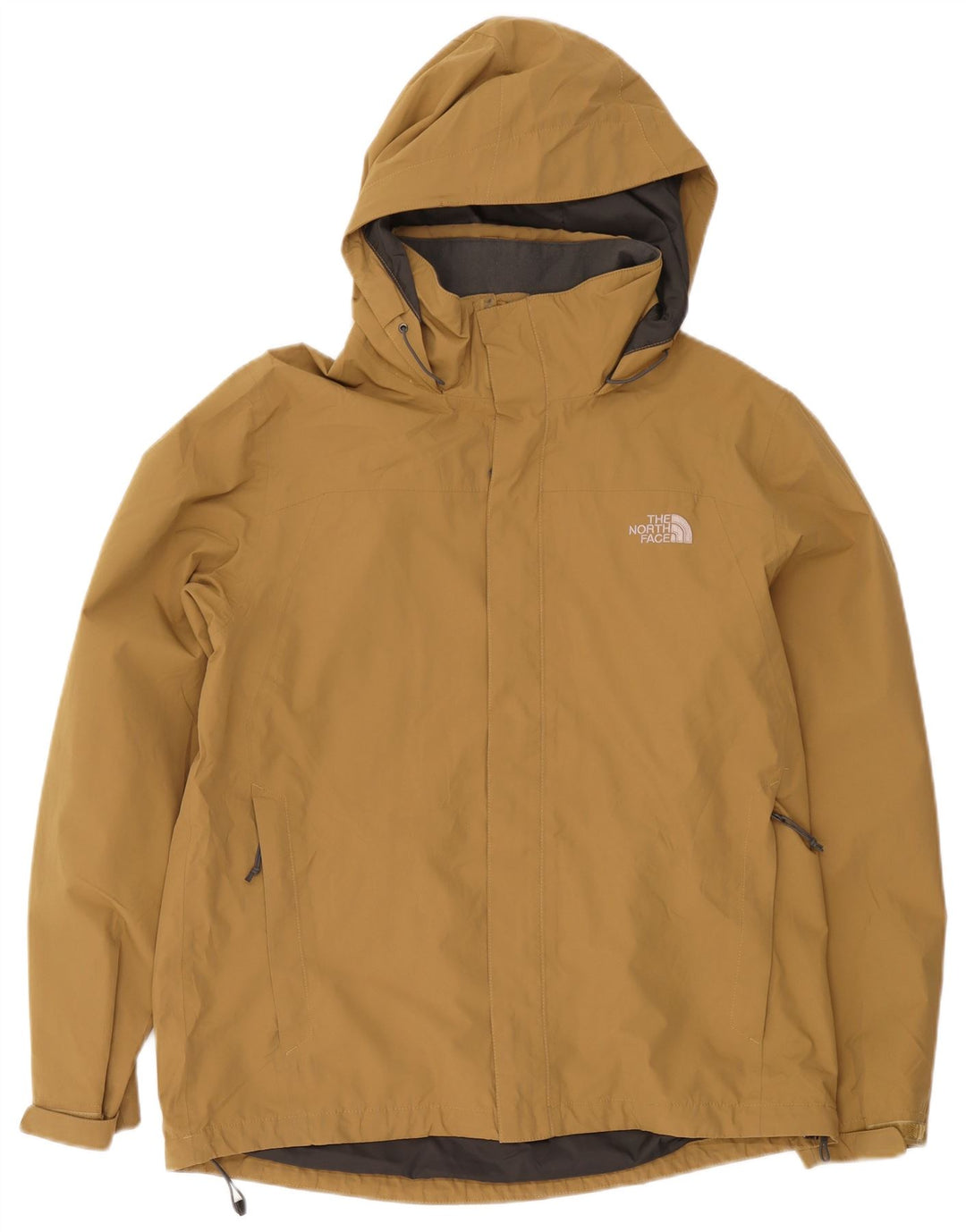 Мужская дождевик с капюшоном The North Face UK 40, большой коричневый полиэстер