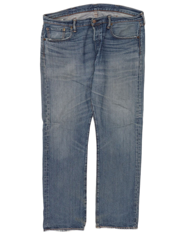 Мужские прямые джинсы Levi's 501 W38 L32 синие, хлопок