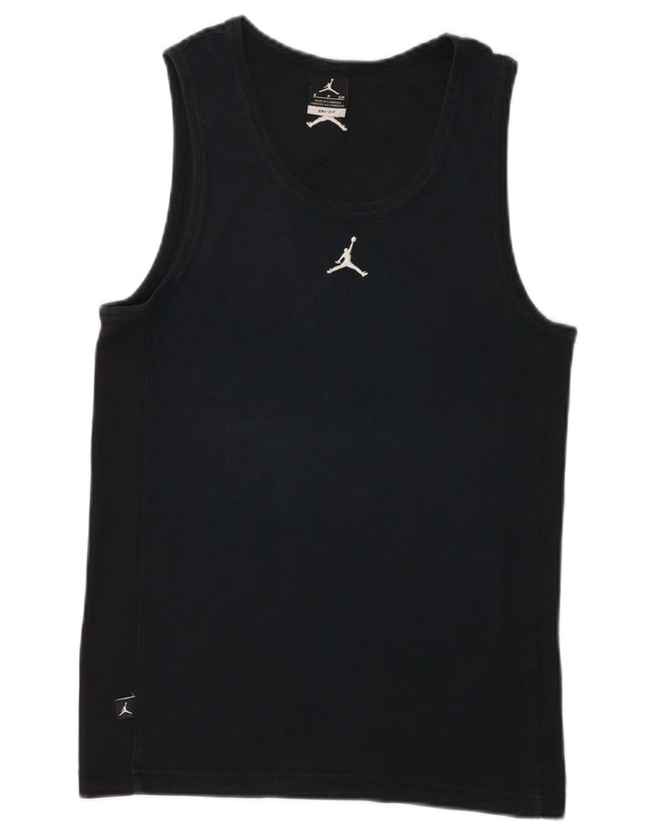 Мужской жилет Jordan Dri Fit, маленький черный хлопковый