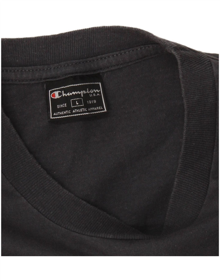 Футболка мужская CHAMPION, большая, серая