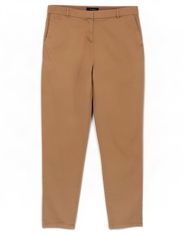 Женские узкие брюки чинос Marks & Spencer UK 12 Medium W30 L29 Бежевые