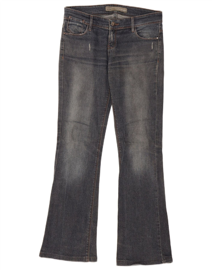 Женские расклешенные джинсы Zara EU 38 Small W28 L31 Темно-синие