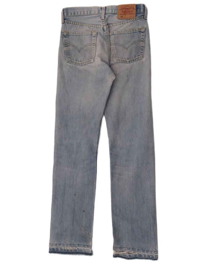 Женские прямые джинсы Levi's 501 W29 L31 синие, хлопок