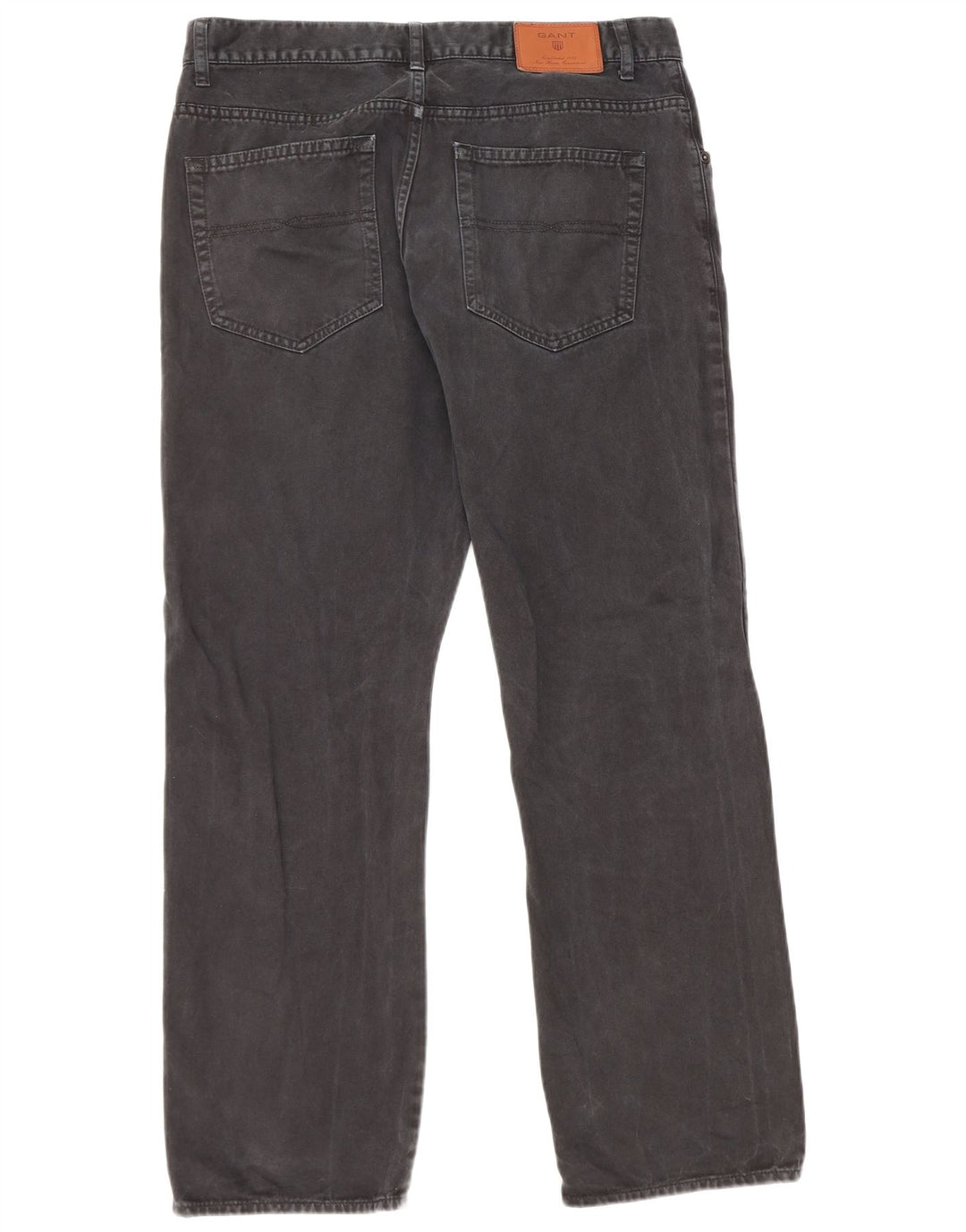 Мужские прямые джинсы Gant W34 L30, черный хлопок