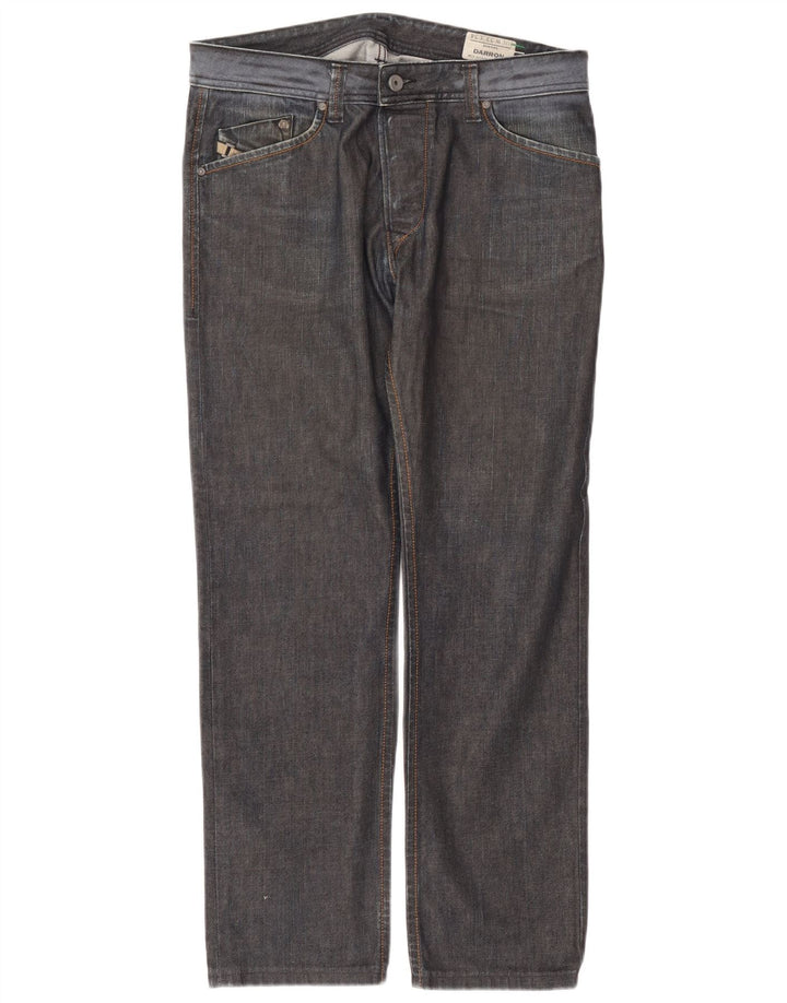 Мужские прямые джинсы Diesel Darron W33 L30, серый хлопок