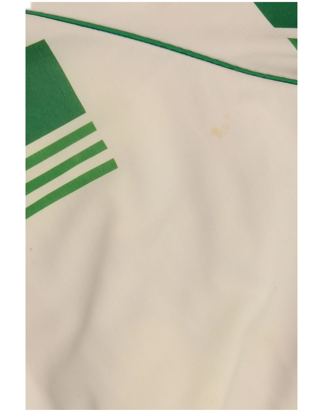 Винтажный мужской спортивный костюм, верхняя куртка 2XL, белый нейлон с цветными блоками