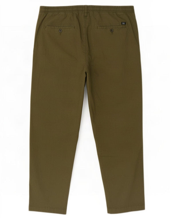Мужские прямые брюки-чиносы Superdry XL W38 L27, цвет хаки, лен