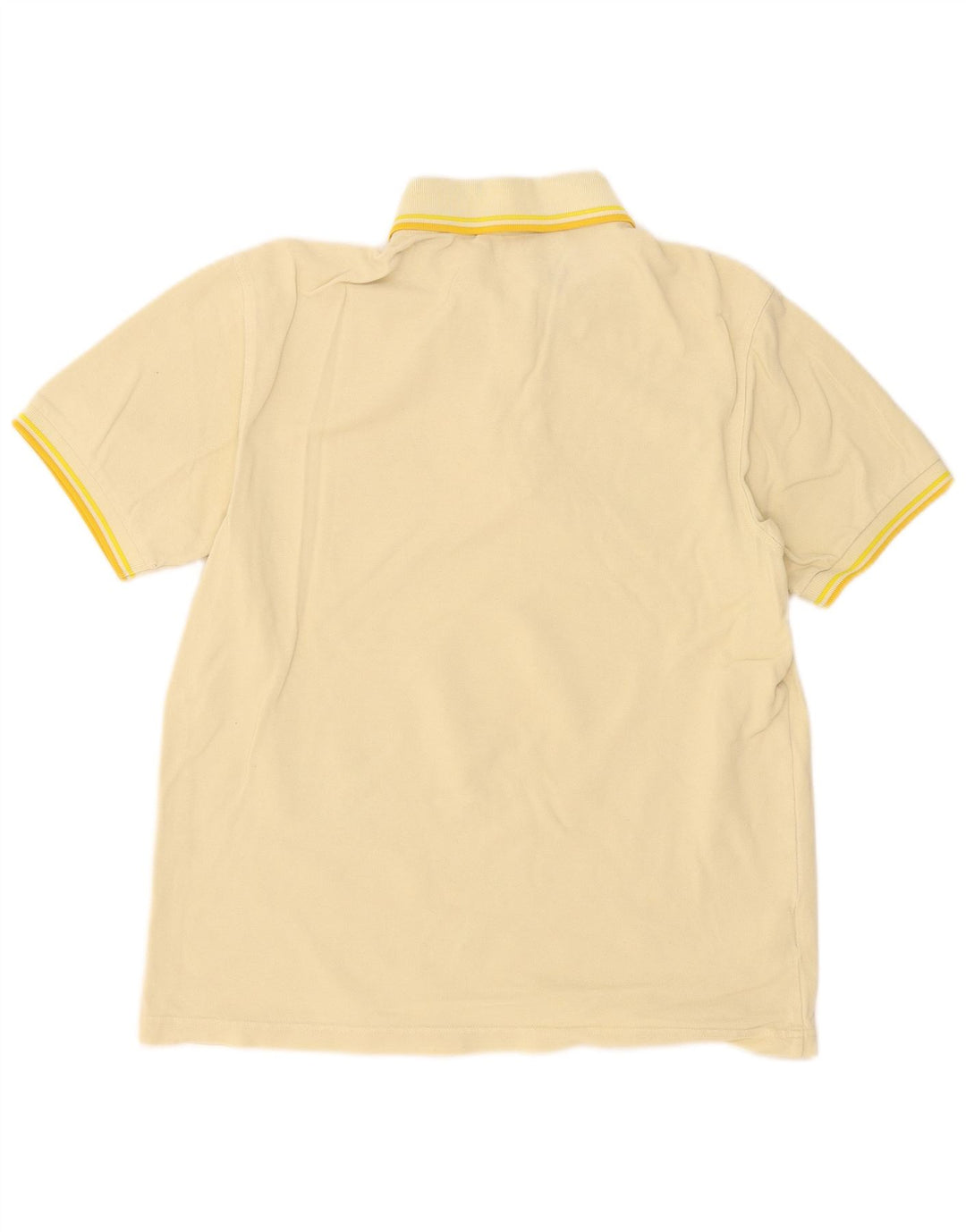 Мужская рубашка-поло Fred Perry из хлопка среднего желтого цвета
