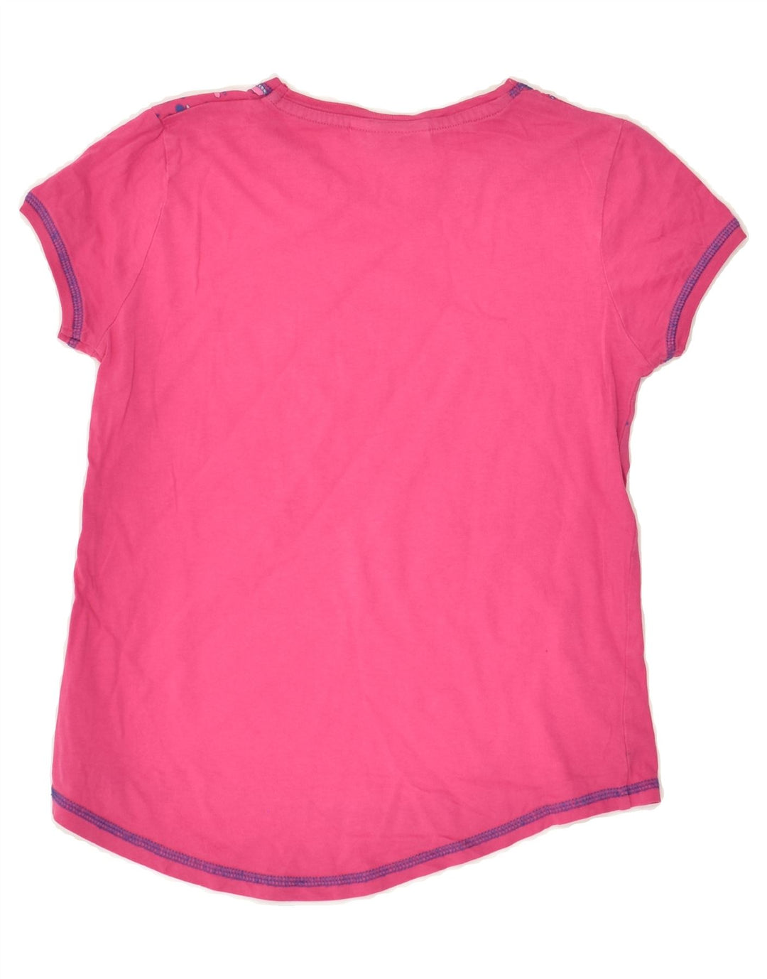 DIADORA Girls Graphic T-Shirt Top 9-10 Years Large  Pink Cotton | Vintage Diadora | Thrift | Second-Hand Diadora | Used Clothing | Messina Hembry 