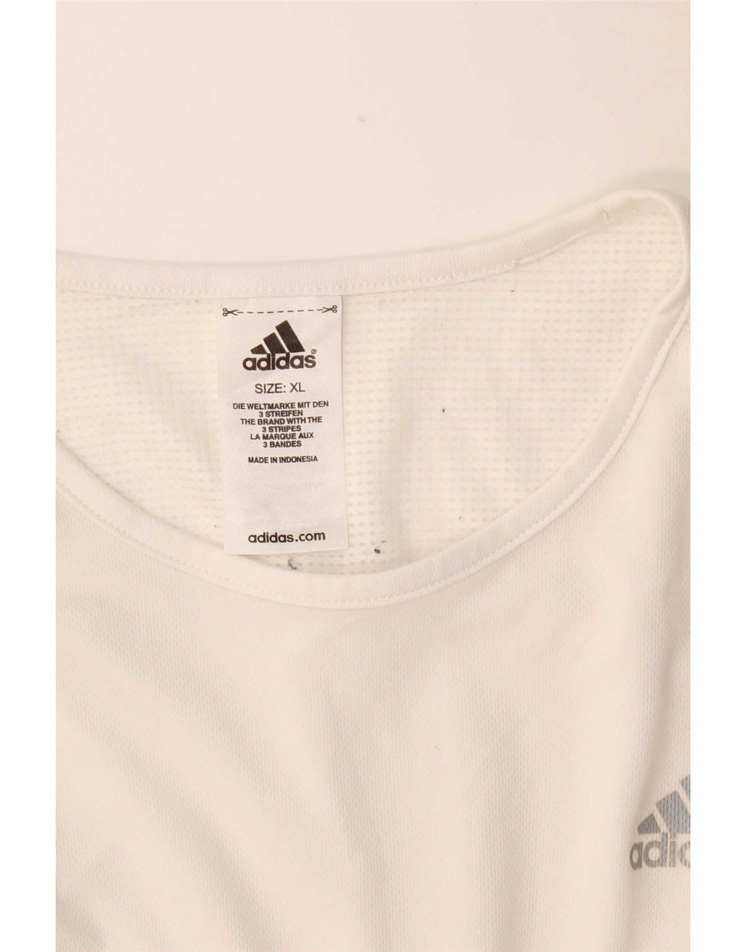 Мужской жилет Adidas Top XL Белый Полиэстер