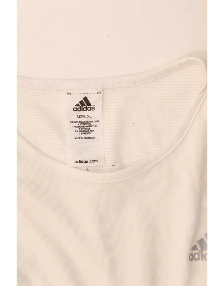 Мужской жилет Adidas Top XL Белый Полиэстер