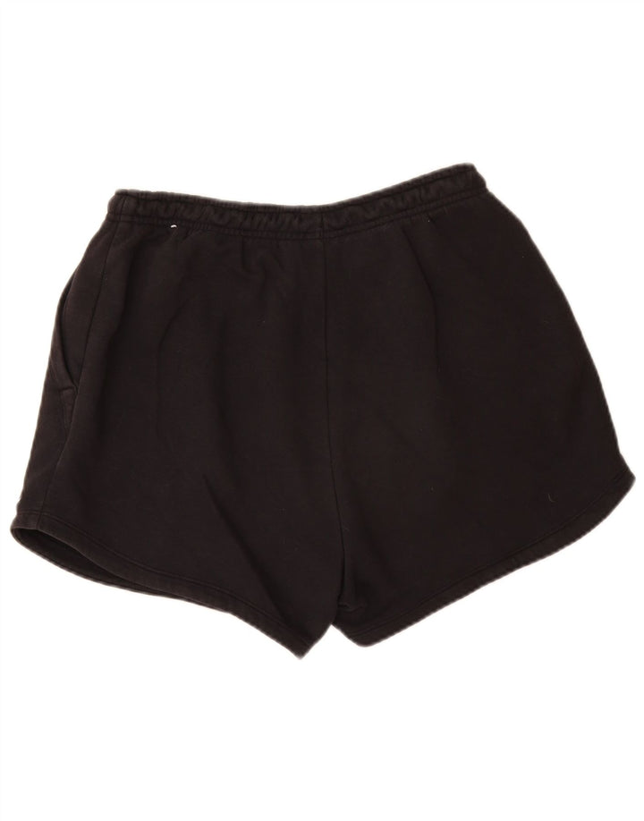 Женские спортивные шорты свободного кроя NIKE UK 12, средние черные хлопковые шорты