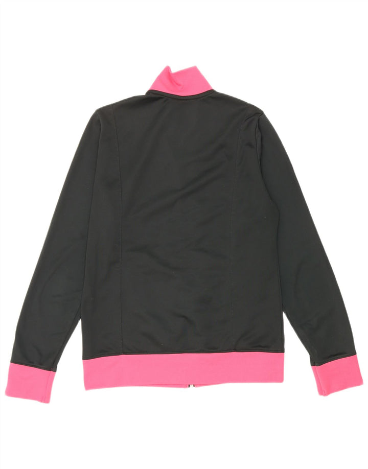 Женский спортивный костюм Lotto UK 12, средний черный полиэстер с цветными блоками