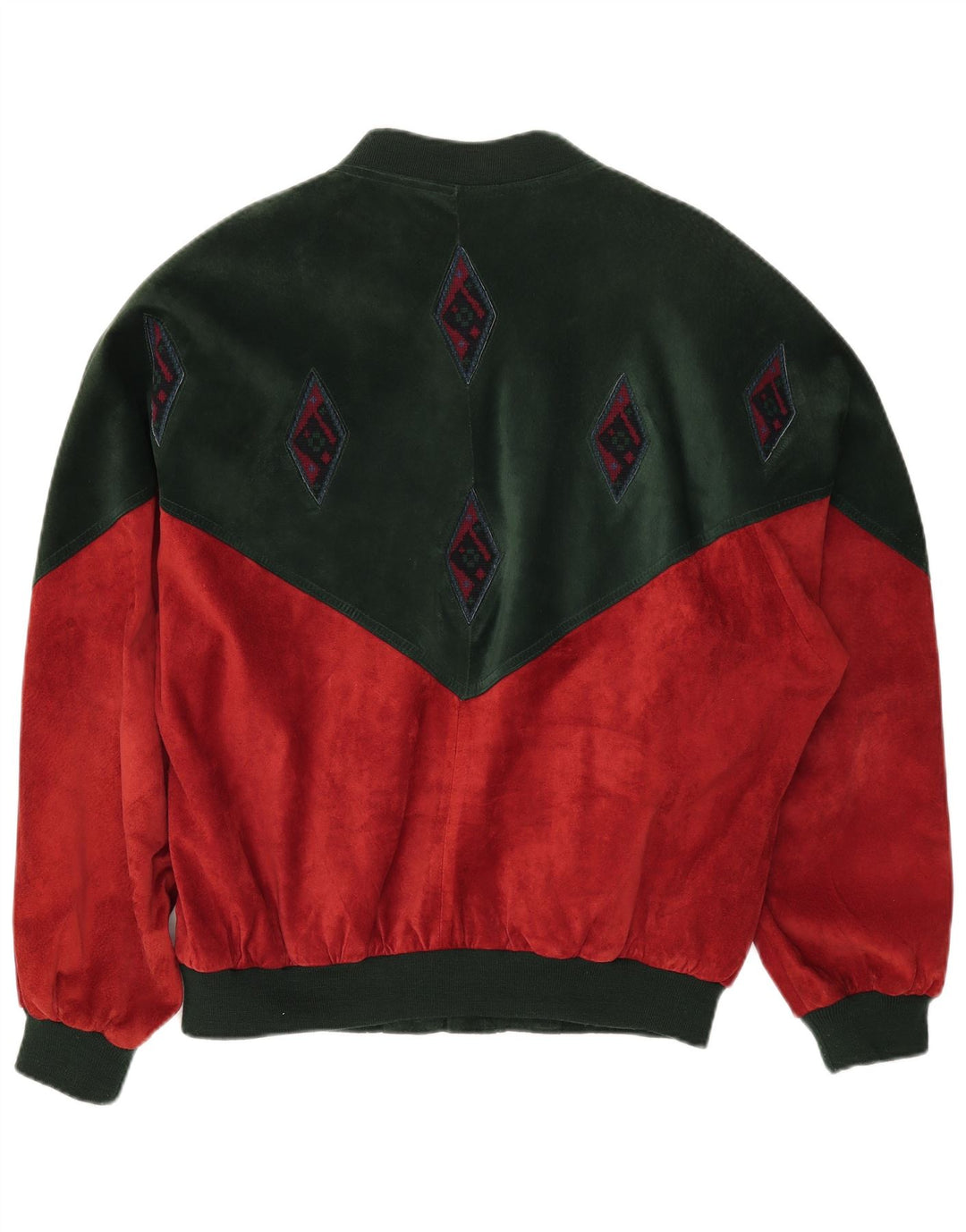 Мужская куртка-бомбер MONTES IT 54 2XL Красный Полиэстер с цветными блоками