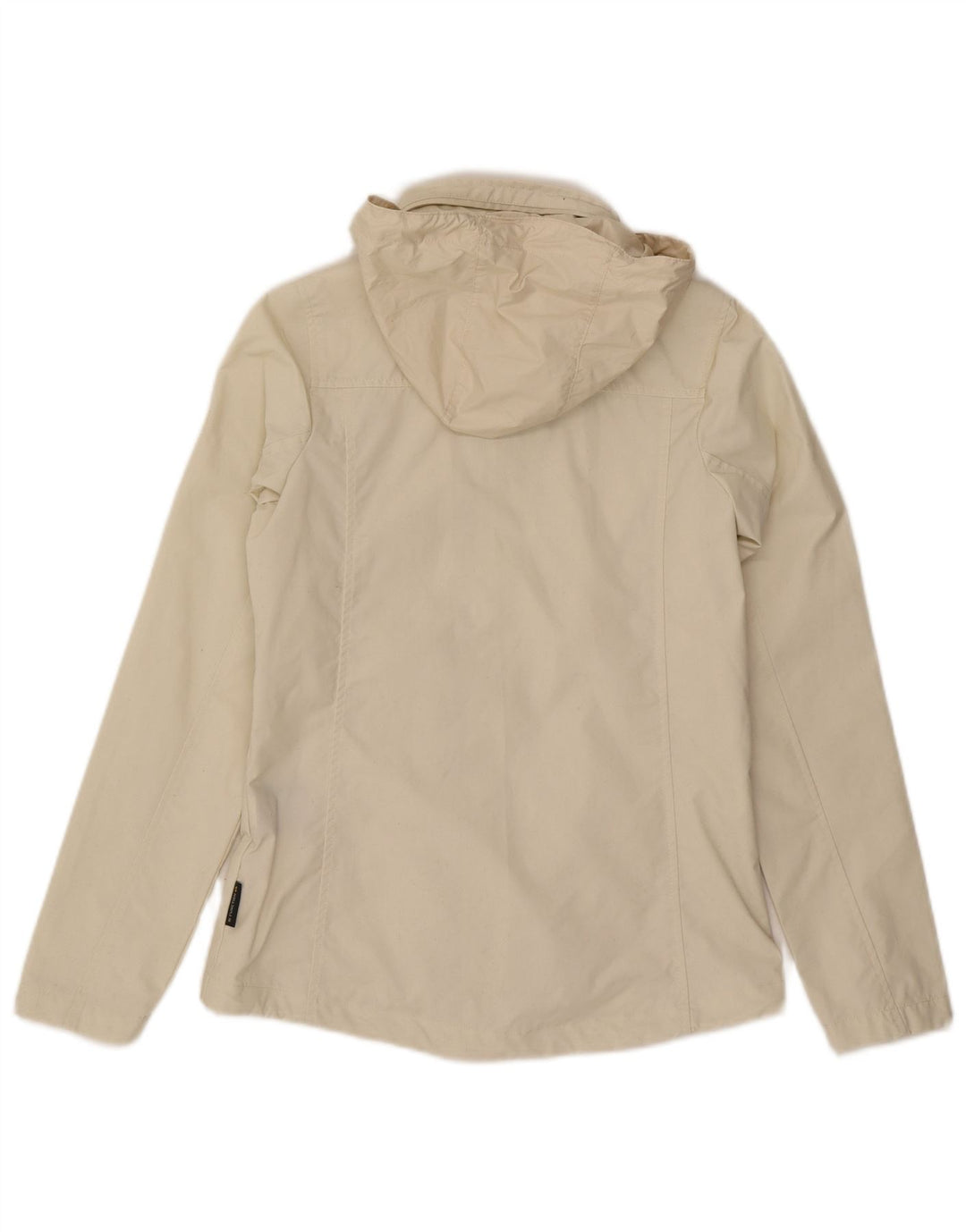 Женская дождевик с капюшоном Jack Wolfskin UK 6 XS Off Белый полиэстер