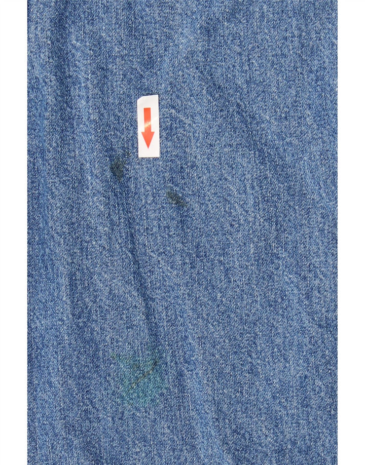 Винтажные женские комбинезоны, джинсы, размер 10/12, средний W28 L25, синий хлопок