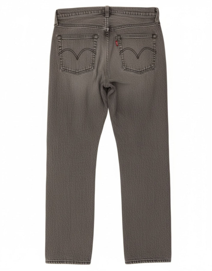 Женские прямые джинсы Levi's 501 W27 L28, серый хлопок