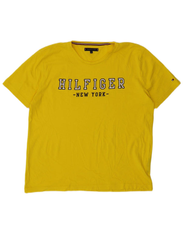 Мужская футболка с рисунком Tommy Hilfiger 2XL желтая