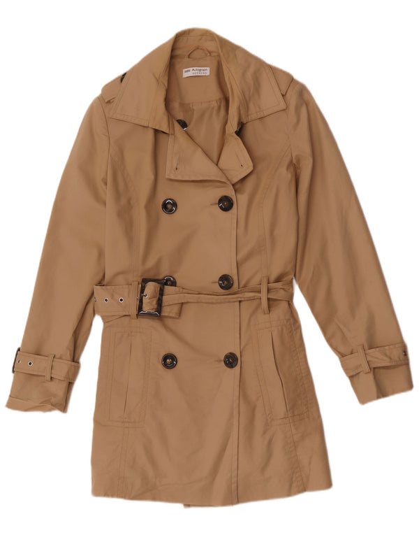 Женский тренч Marks & Spencer Autograph UK 16, большой коричневый хлопок