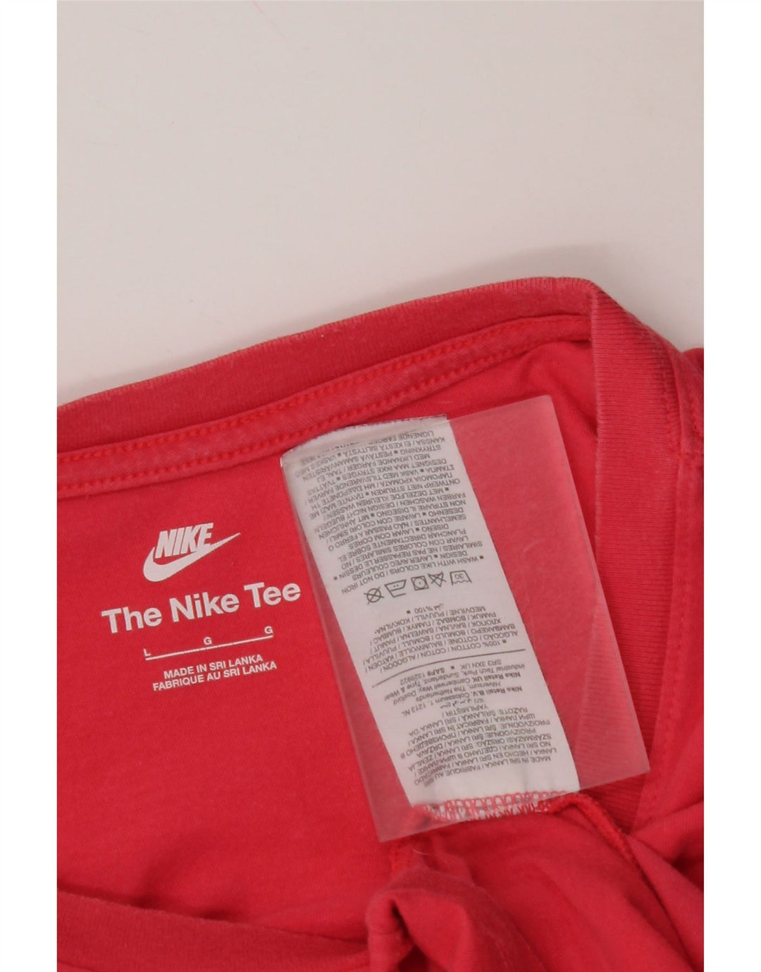 Мужская футболка с рисунком NIKE, большой розовый хлопок, большой размер