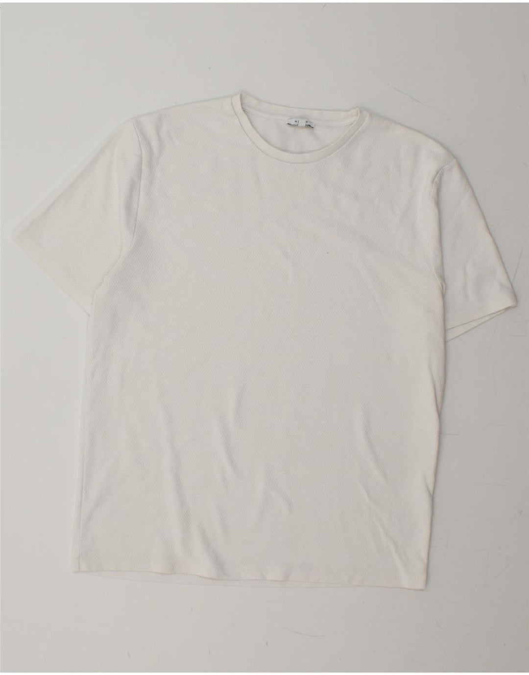 REISS Mens T-Shirt Top XL White Cotton Vintage Reiss and Second-Hand Reiss from Messina Hembry 