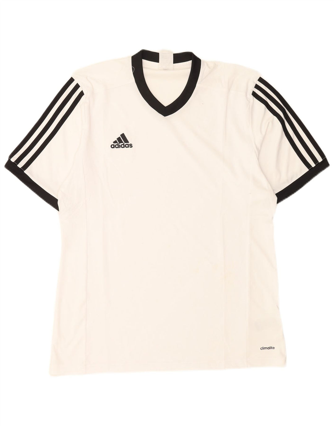 Мужская футболка Adidas Climalite, большой белый полиэстер