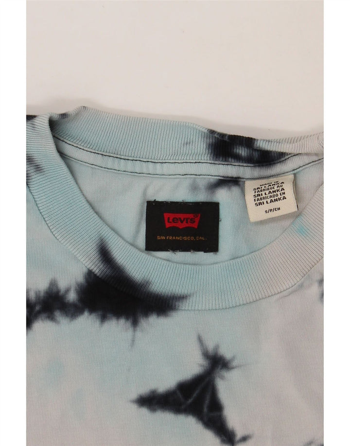 LEVI'S Mens Top Long Sleeve Small Multicoloured Tie Dye Cotton Vintage Levi's and Second-Hand Levi's from Messina Hembry 