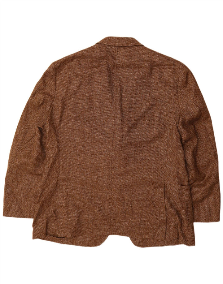 PETER MILLAR Мужской пиджак на 2 пуговицах UK 40, большой коричневый