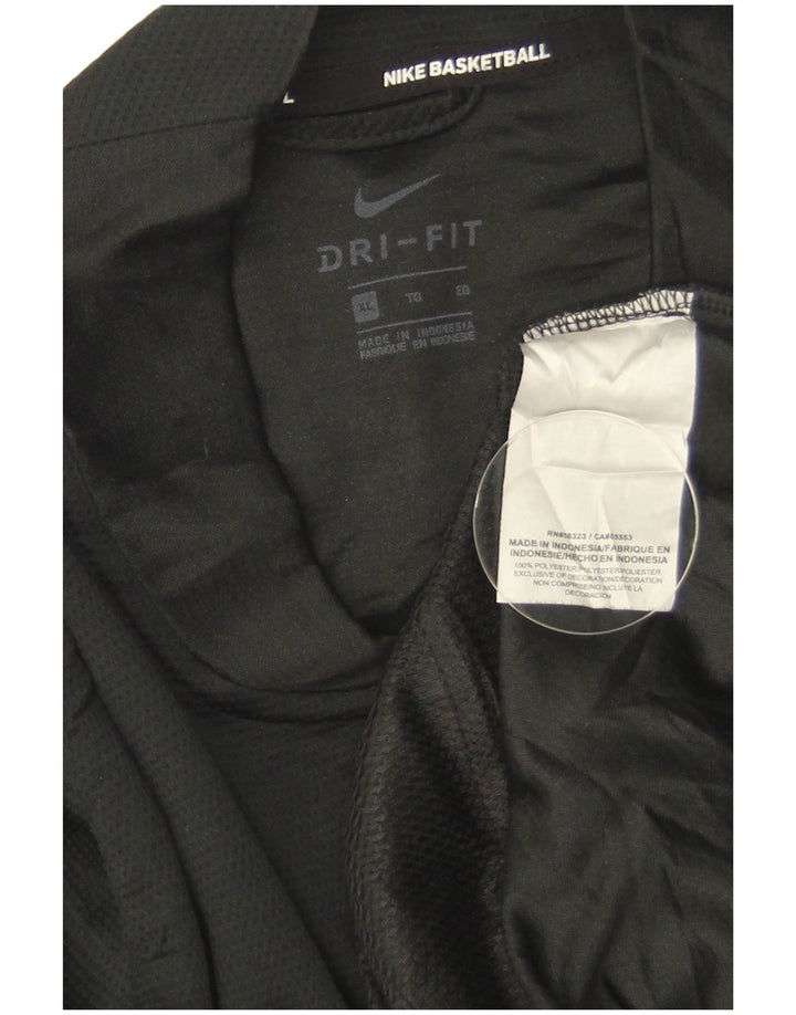 Мужская спортивная куртка Nike Dri Fit XL, черный полиэстер