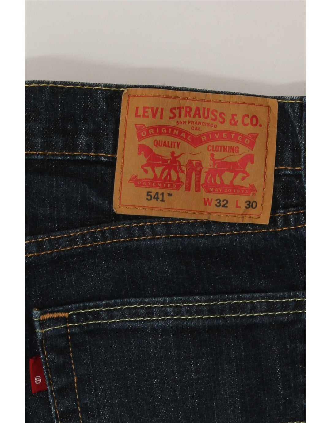 Мужские зауженные джинсы Levi's 541 W32 L27 синие, хлопок