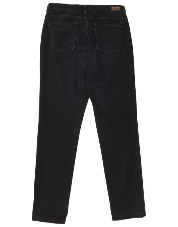 Женские джинсы скинни Levi's 512 США 12, большие W30 L31, темно-синие