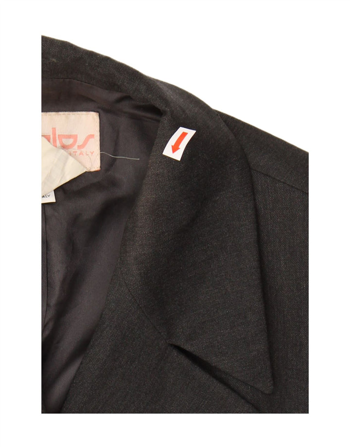 Женский двубортный пиджак Byblos IT 42 Средний Серый Шерстяной