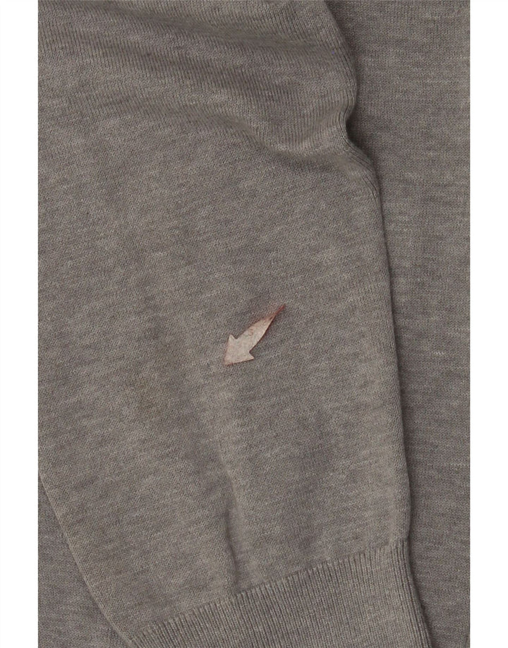 TOMMY HILFIGER Мужской свитшот из хлопка среднего серого цвета