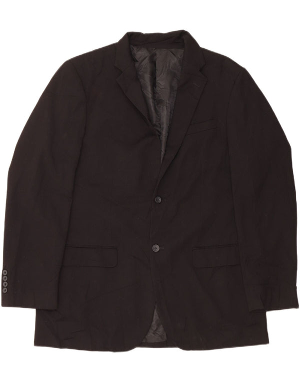 Мужской пиджак DOCKERS с 2 пуговицами UK 42 XL, черный полиэстер