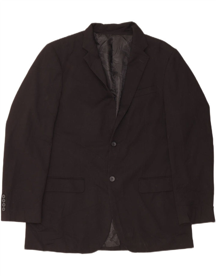 Мужской пиджак DOCKERS с 2 пуговицами UK 42 XL, черный полиэстер