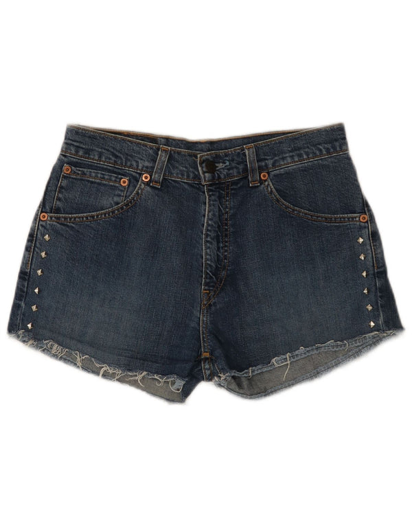 Женские джинсовые шорты Levi's 525 W30, средний синий, хлопок