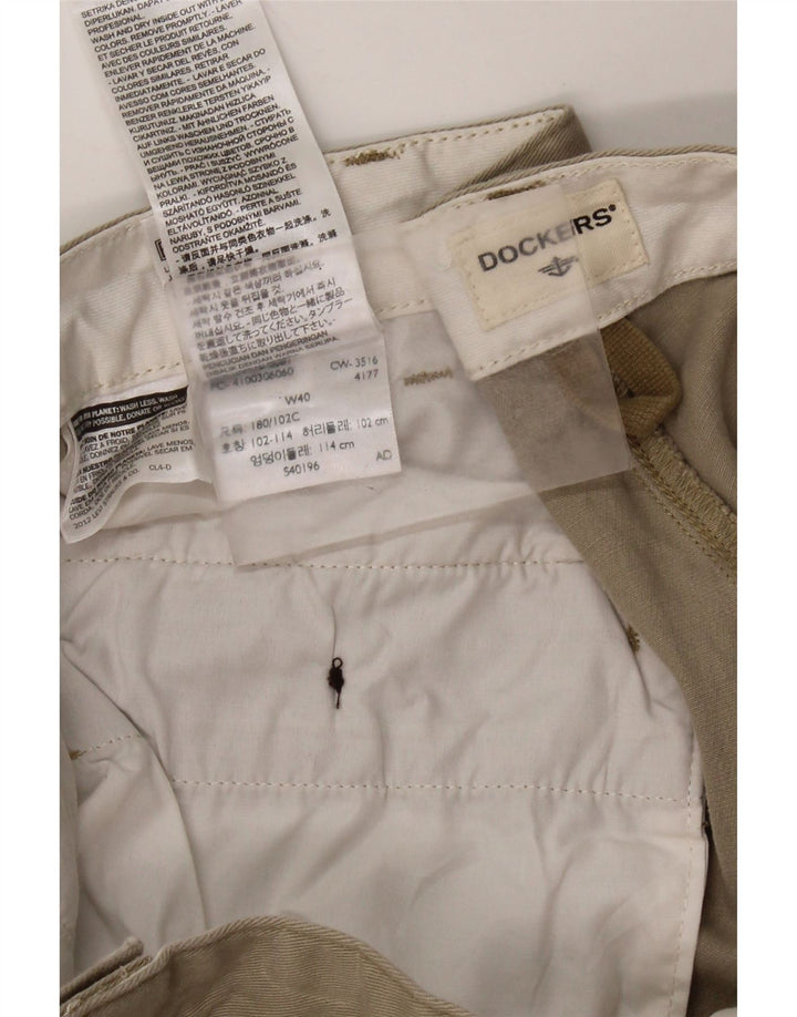 Мужские шорты карго DOCKERS W40 XL, бежевые, хлопок