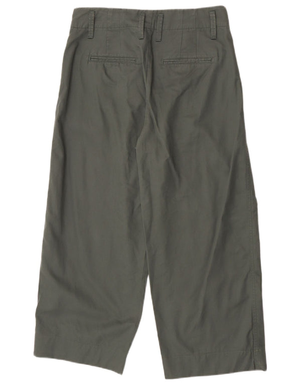 Женские укороченные брюки Gap с ремешком W27 L24, зеленый хлопок