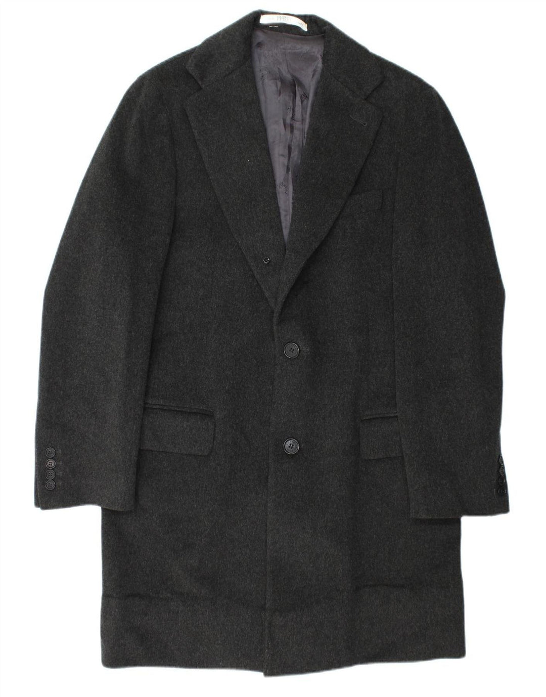 GIANFRANCO FERRE Mens Overcoat IT 50 Large Grey Wool