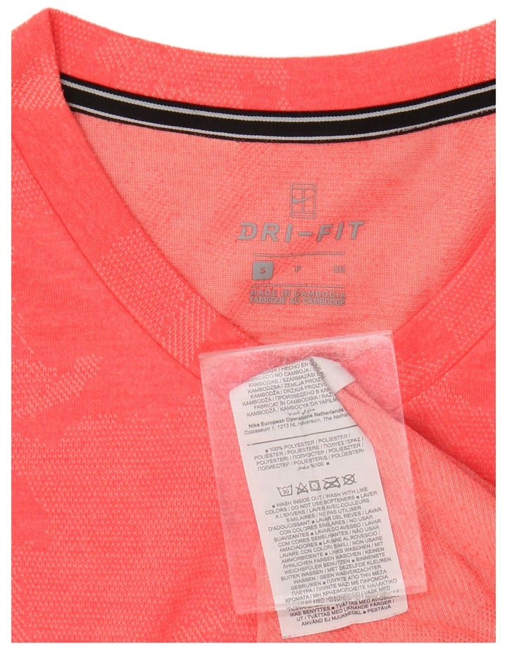 Мужская футболка NIKE Dri Fit, маленький розовый камуфляжный полиэстер