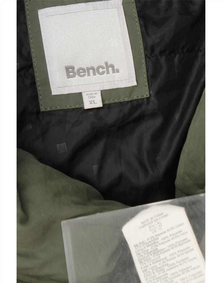 Женская стеганая куртка BENCH UK 18 XL, зеленый полиэстер