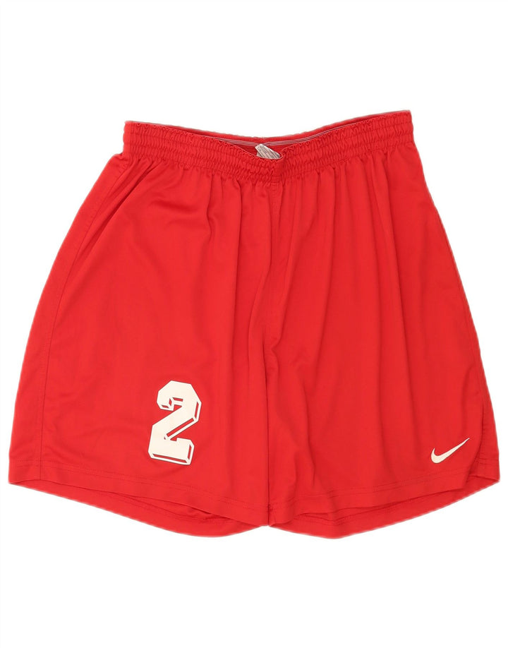 Мужские спортивные шорты с рисунком Nike XL, красный полиэстер