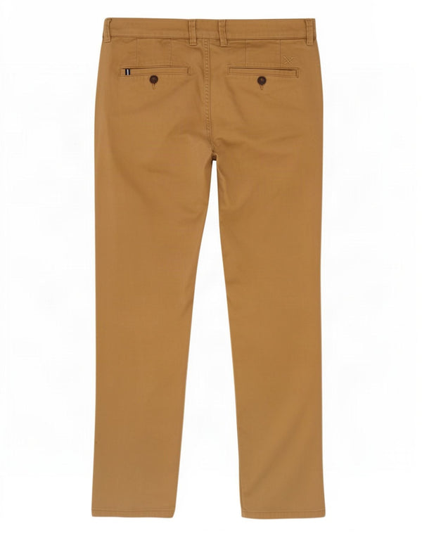 Crew Clothing Женские прямые брюки чинос W32 L28 Бежевый хлопок