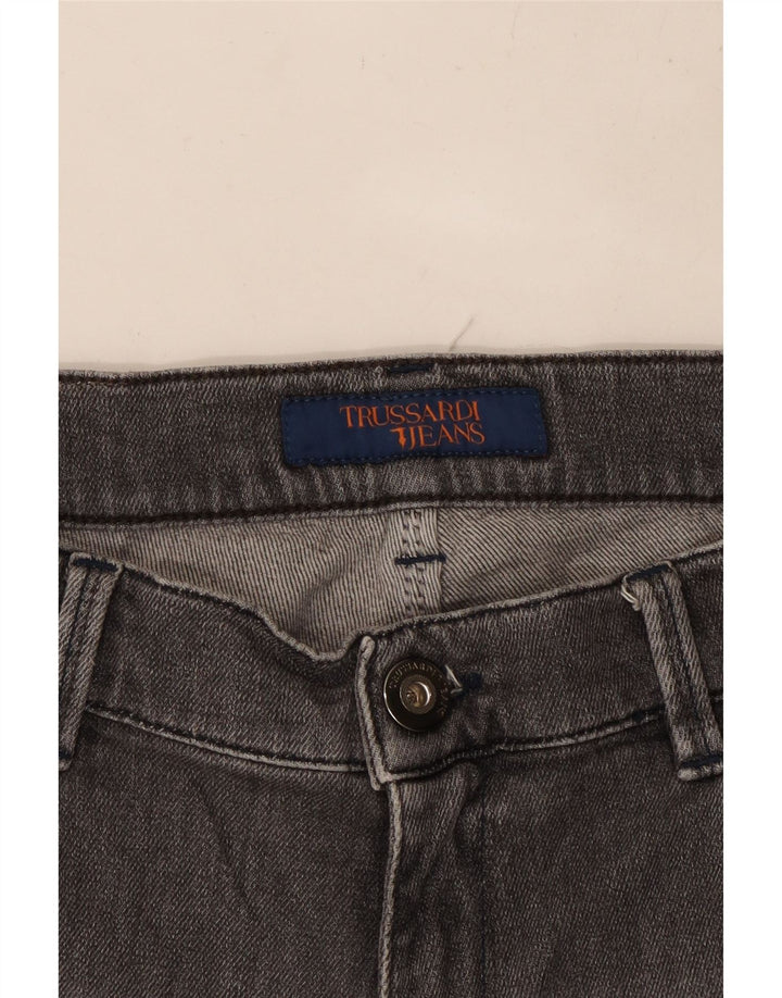 Мужские прямые джинсы TRUSSARDI W30 L27 серые