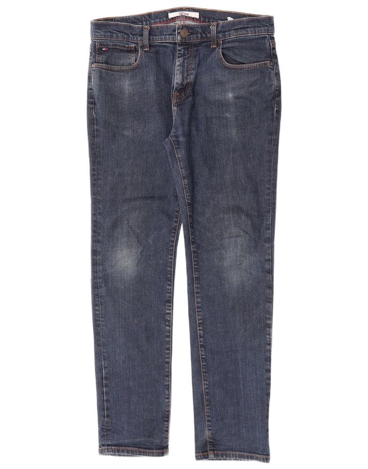 Мужские узкие джинсы Tommy Hilfiger W34 L32 синие
