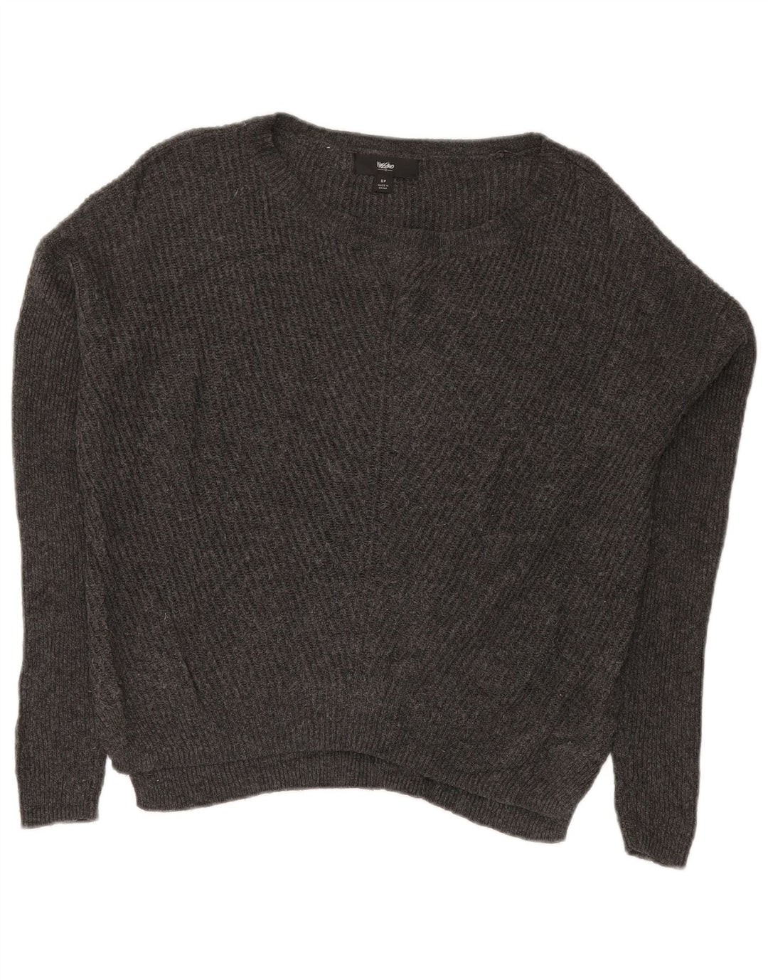 Женский свободный джемпер с вырезом «лодочка» MOSSIMO, размер UK 10, маленький серый хлопок