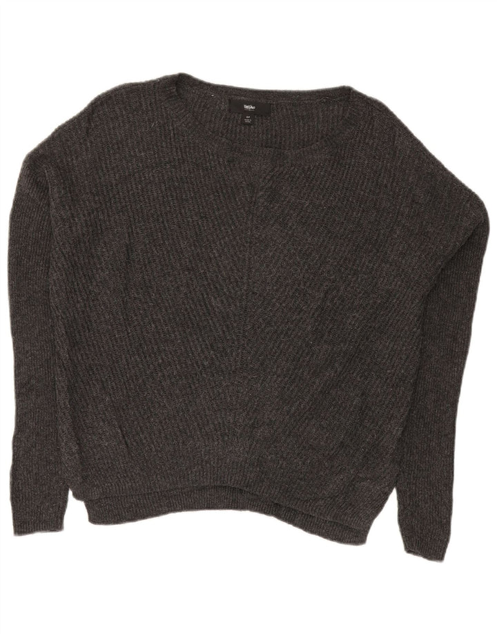 Женский свободный джемпер с вырезом «лодочка» MOSSIMO, размер UK 10, маленький серый хлопок