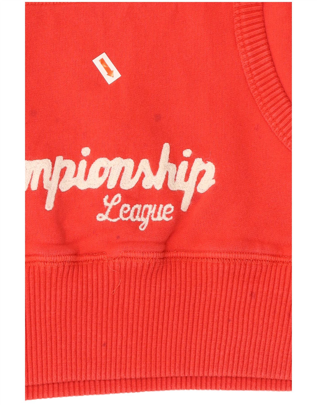 FRANKLIN MARSHALL Женский университетский джемпер с капюшоном и рисунком, Великобритания, 18 XL, красный хлопок