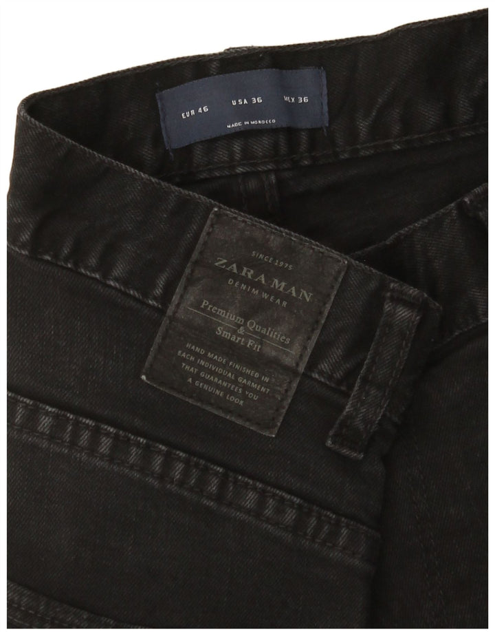 Мужские джинсы узкого кроя Zara EU 46 XL W36 L33 черные