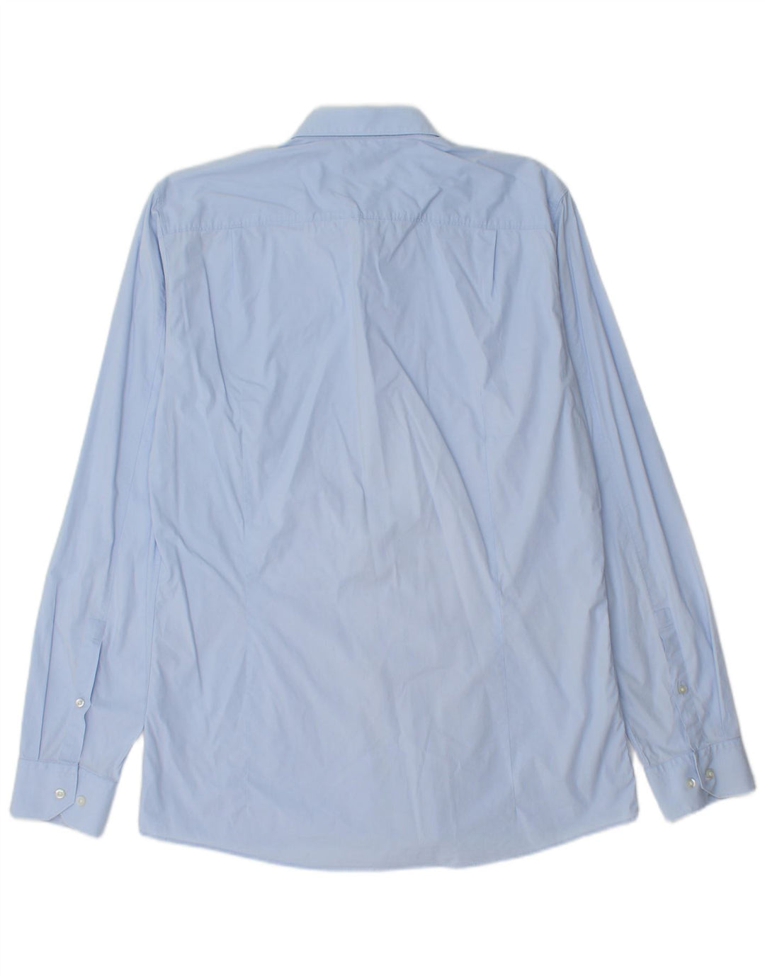 Мужская рубашка приталенного кроя Hugo Boss XL, синяя, хлопок